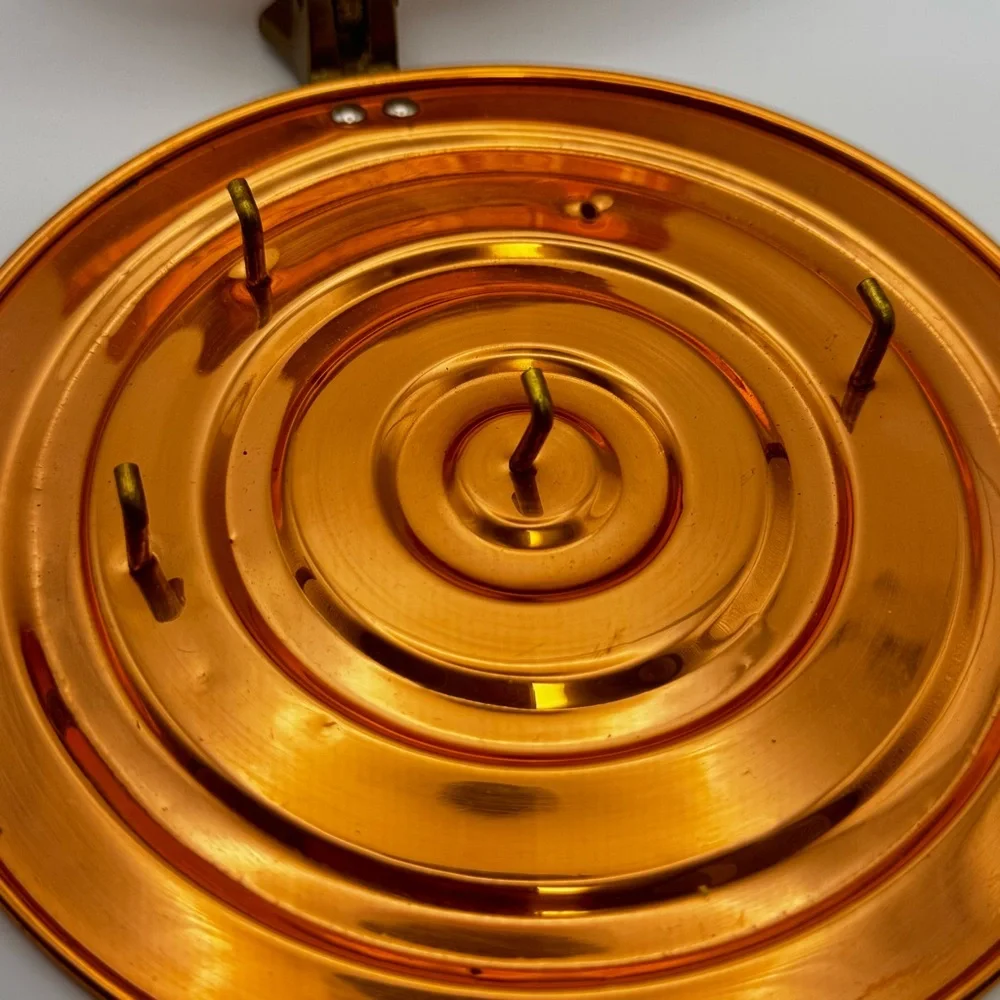 Vintage Copper & Brass Victorian House Wall Hanging Hidden Key Holder - Picture 9 of 13